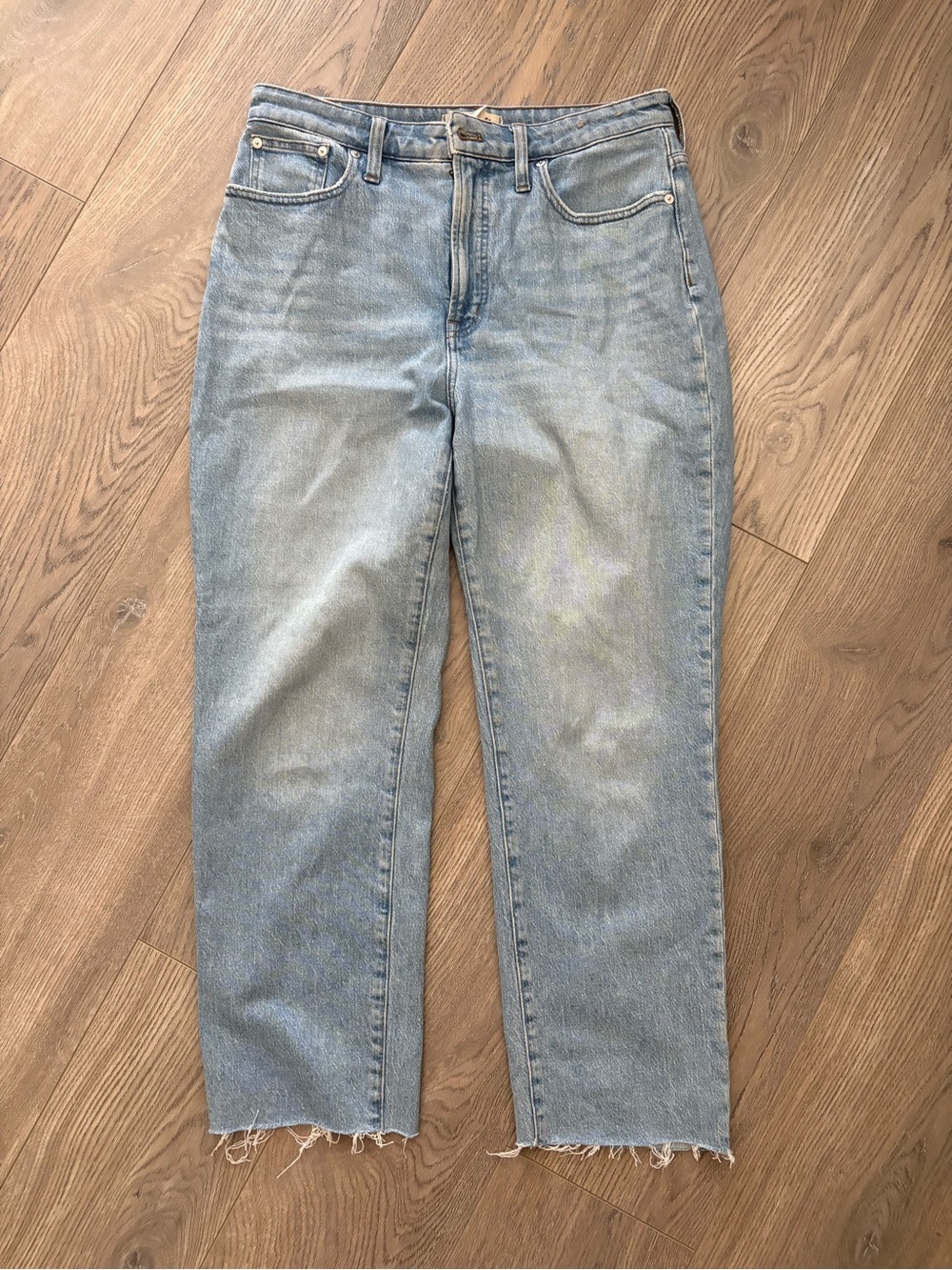 Light Blue Women’s High-Rise Straight Jeans